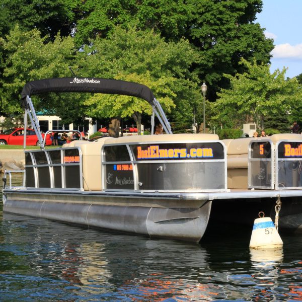 a boat that is floating in the water